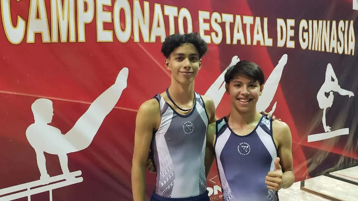 Gael Sallard y Julio Bécuar rumbo a Selectivo Nacional de Gimnasia Trampolín